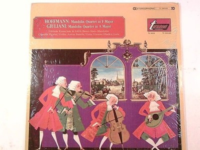 Hoffmann & Giuliani Mandolin Quartets Record Turnabout Classical LP Stereo 33