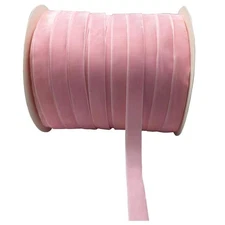 10 Yards Velvet Ribbon Spool (Pink, 5/8")