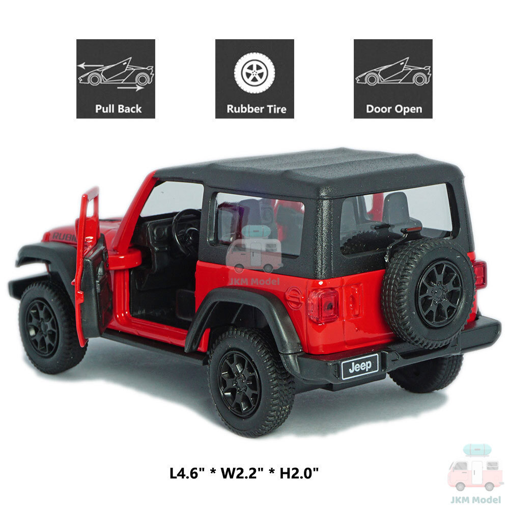 Maisto Jeep Rubicon レッド Maisto Jeep Rubicon レッド Jeep Wrangler Rubicon in Red - 31663R