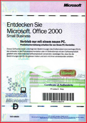 Microsoft Handbuch - Office 2000 - Small Business - Original