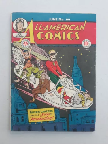 All American Comics 66 Green Lantern  DC Comics 1945 RARE