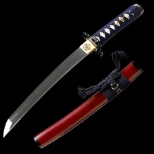 20'' Clay Tempered T10 Steel Japanese Samurai Tanto Sword Mini Short Katana