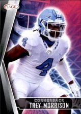 Trey Morrison 2022 Sage Hit Rookie Card #57