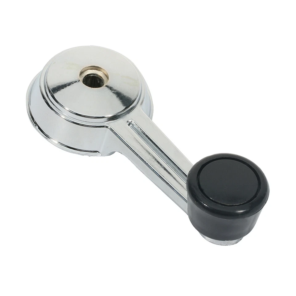 Window Crank Handle 2pcs For 81-86 Jeep CJ10 CJ7 CJ8 Chrome Black LeftRight Side Foto 4 de 4