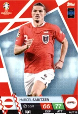 MARCEL SABITZER SOCCER FOOTBALL AUSTRIA TOPPS MATCH ATTAX EURO 2024 #AUT15