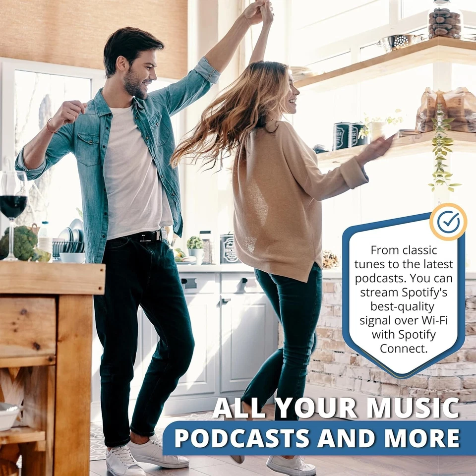 PHILIPS Tam8905 Music System with Internet Radio, Spotify, Bluetooth, Cd & USB - Image 2 of 4