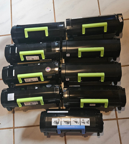 12 leere Tonerkassetten f. Lexmark MS410 u.a. Kompatibel zu Lexmark 50F2H00/502H