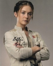 BILLIE LOURD signed Autogramm 20x25cm STAR WARS in Person autograph COA