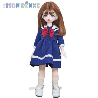 30 cm de hauteur poupée jouet 1 / 6 BJD poupée avec robe