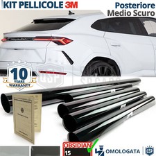 Pellicola Oscurante Vetri 3M per Volkswagen Dune Buggy Omologata OBSIDIAN 15 MED