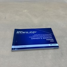 2020 STARLINK SUBARU IMPREZA ORIGINAL DEALER  OWNERS OPERATORS GUIDE MANUAL BOOK