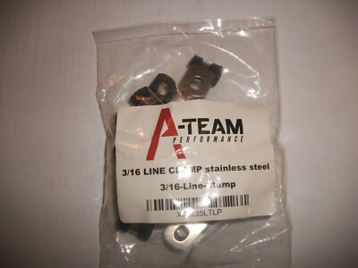 A-Team Performance 3/16 '' Adel Edelstahl Line Klemmen, Packung 10, FMR 316