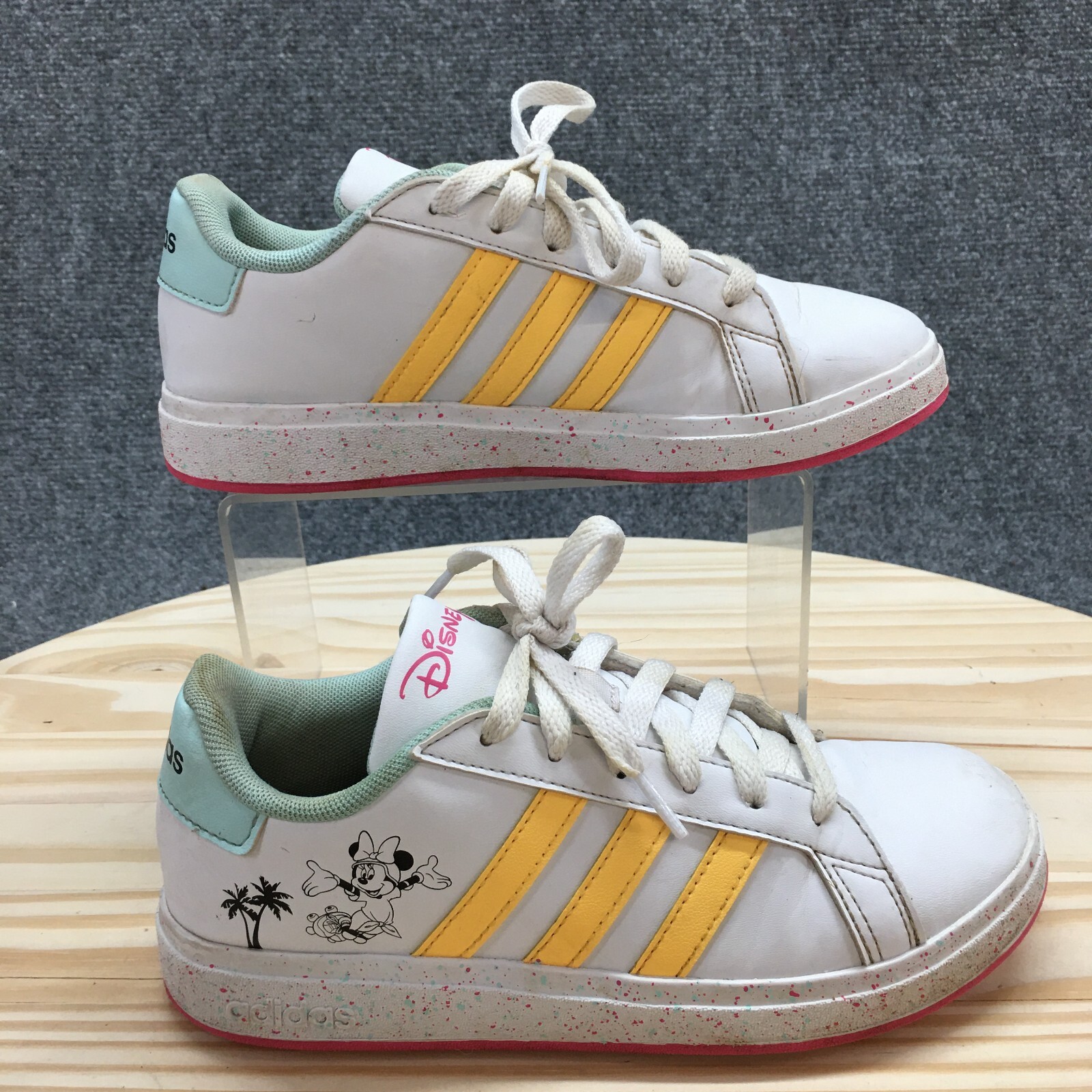 Adidas Shoes Kids 3.5 Girls Grand Court x Disney Low Top Sneakers ID8024 White Adidas Shoes Kids 3.5 Girls Grand Court x Disney Low Top Sneakers ID8024 White