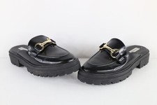 Vtg Y2K Steve Madden Womens 9.5 Horsebit Chunky Platform Slip On Loafers Shoes