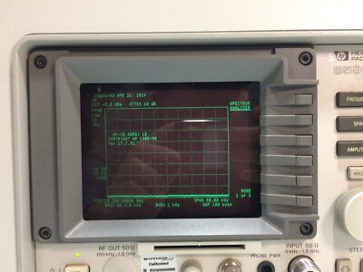 hp スペクトラムアナライザー　8590B AGILENT / HP 8590B SPECTRUM ANALYZER, 9 KHz-1.8 GHz, -115 TO +30