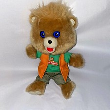 EUC Teddy Ruxpin Hug 'N Sing Plush 11" Sound Talks "Come Sail Away Today" WORKS 