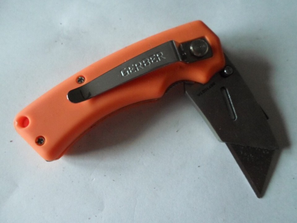 Gerber box cutter 8971021A, Orange & Silver eBay