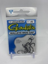gamakatsu walleye wide gap hook Pick size 202...