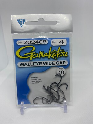 gamakatsu walleye wide gap hook Pick size 202407 202409 202408 202406