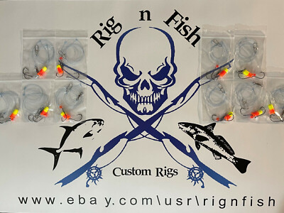20 Surf / Pier Fishing Rigs: Pompano, Whitings, Croakers, Snappers, Spots, Etc.