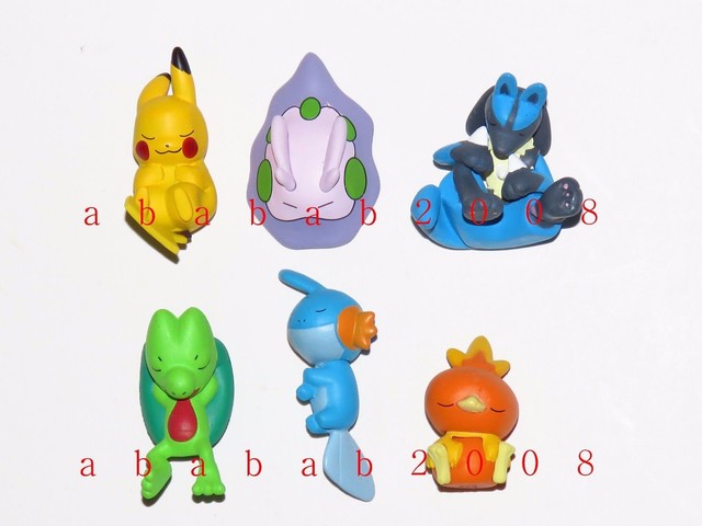 sleeping pokemon figures