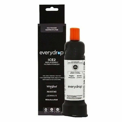 2-pack OEM Replacement for Ice Maker Water Filter Whirlpool F2WC9I1 ICE2 for 50 Pound Ice Machines