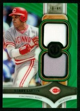 035 Relic, 2018 Topps Tribute Dual Relic, Green, Barry Larkin, #DR-BLA, 30/99