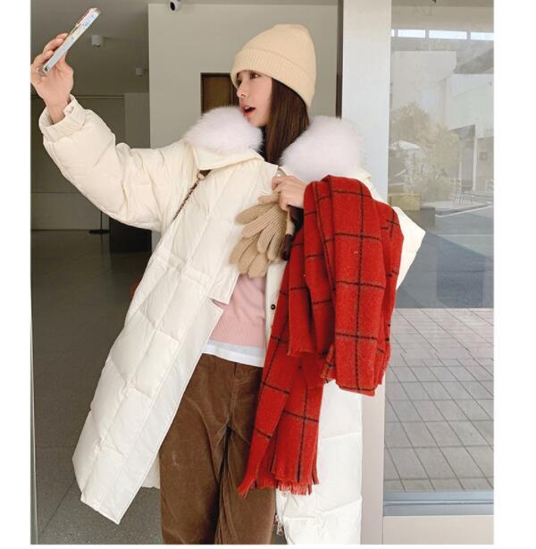 Gilet Femme Jacque & Koko Blanc à Flocons De Neige - Manches Longues Col Tortue - Taille 14W