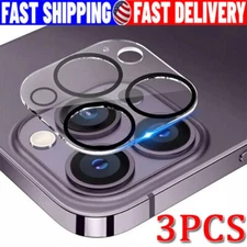For i Phone 16 15 14 12 11Pro Max Tempered Glass Camera Lens Cover Protector LOT