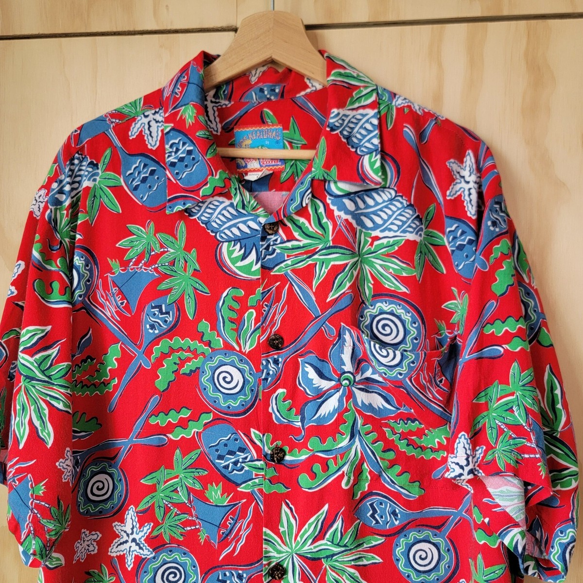 90s reyn spooner JOE KEALOHA'S 半袖 アロハシャツ