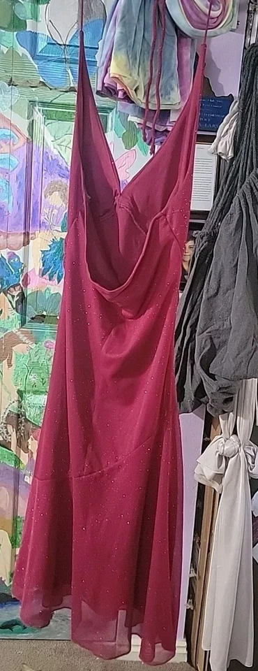 Винтажный Ruby Rox официальный темно-бордовый блестящий размер M - Изображение 2 из 3