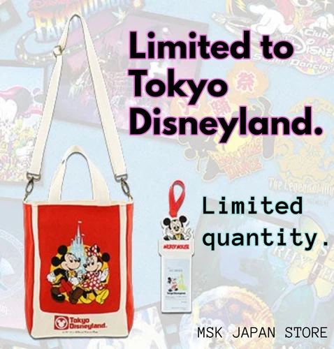 Sac à bandoulière Tokyo Disney Land Limited 40th Memory go round Mickey Minni...