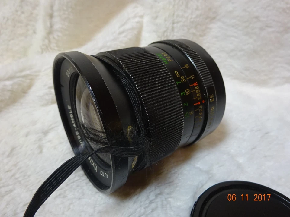 Vivitar 28mm 1:2.5 auto wide angle 58mm for konica F2.5 ADAPT DIGITAL k ar mount - Image 4 of 4