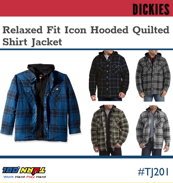 dickies lined overshirt relaxed fit
