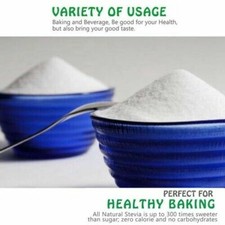 FREE SHIP 1lb Stevia Powder Natural Extract Sweetener 0 Calorie Sugar Substitute