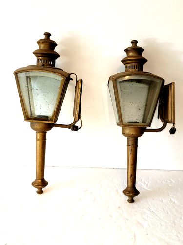 Early 1910s Vintage electric carriage lanterns - Picture 5 of 8