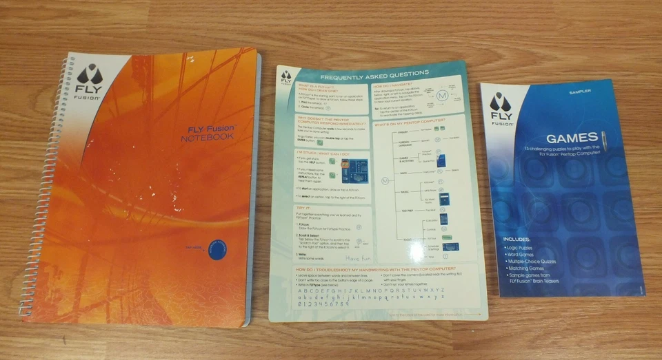 Fly Fusion Pentop Computer Bundle (Leap Frog) In the Box-FOR PARTS / NOT WORKING - Image 4 of 4