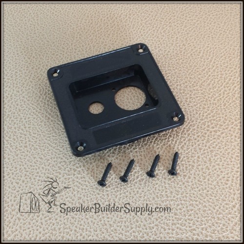 Plastic 1/4" and speakon combo jack dish -empty dish or complete with jacks - Picture 5 of 7