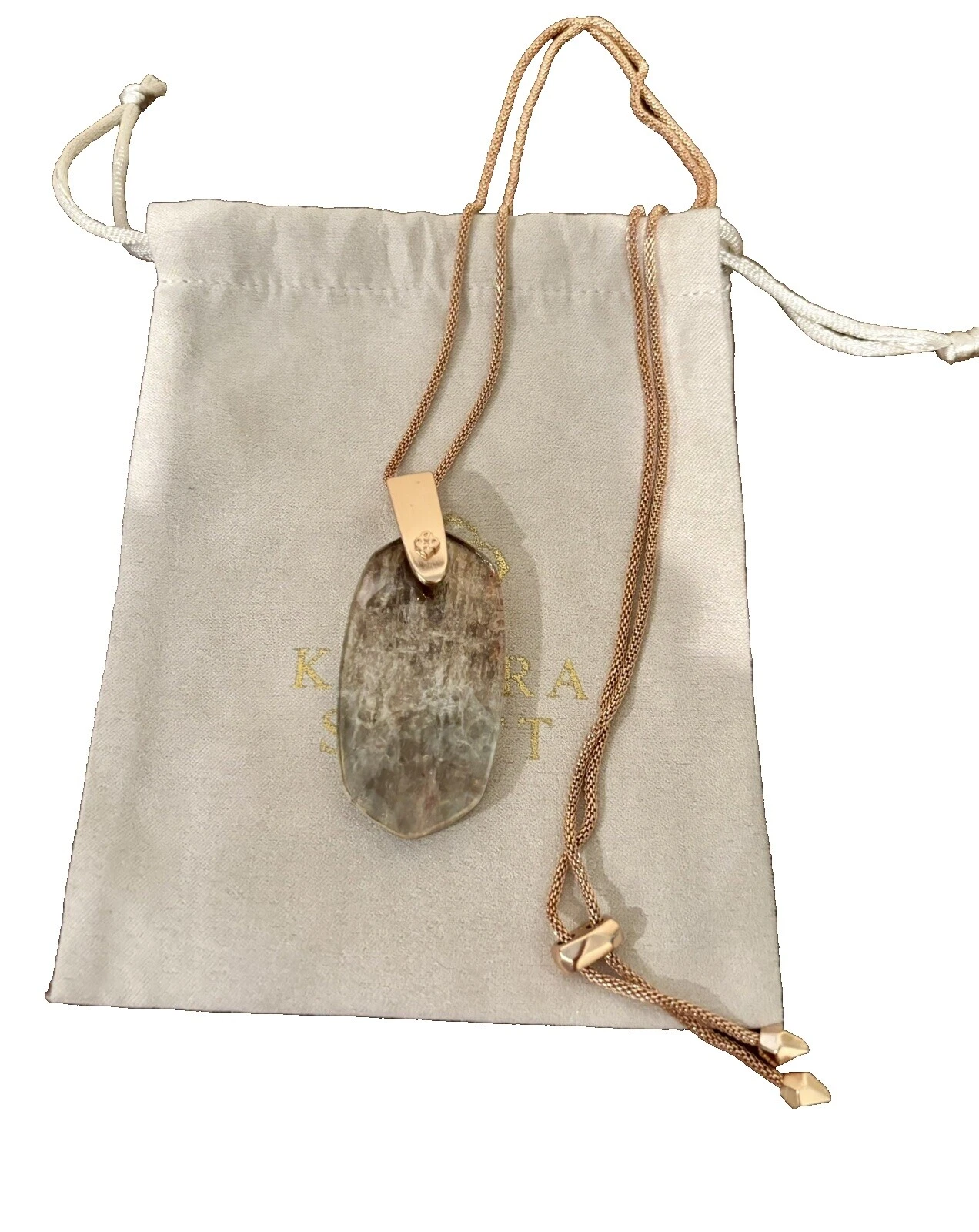 Chapado en Oro Rosa Marrón Kendra Scott Joyería de Moda