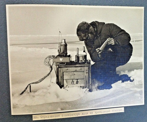 RUSSIE 33 PHOTOS Station Derivante Arctique OCEANOGRAPHIE Severny Polious 1960 - Picture 2 of 12