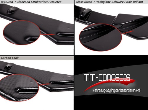 Difusor de copa enfoques laterales NEGRO Jaguar XF X250 faldón trasero Rear Flaps enfoque - Imagen 5 de 5