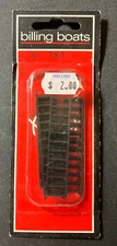 Billing Boats No. 181 Steps / Ladders 4-Pack - Black Plastic - New-Open-Box
