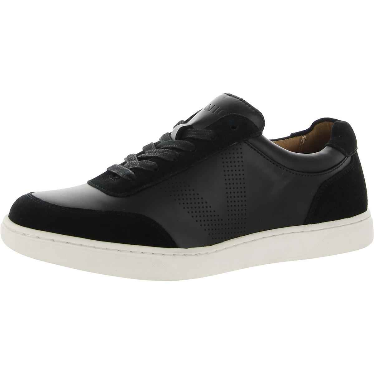 Мужские кроссовки Vionic Brok из черной кожи на шнуровке Sneakers 7 Medium (D) BHFO 6914