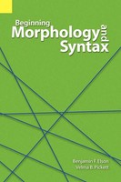 Benjamin F. Elson (U. A.) | Beginning Morphology And Syntax | Taschenbuch (1988)