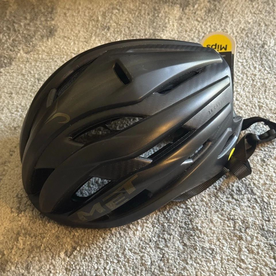 Casco MET Trenta 3K Carbon Mips negro mate, edición Tadej Pogacar, talla pequeña Foto 3 de 4