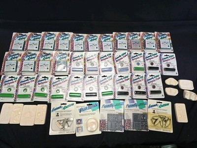 Amaco Friendly Clay Push Molds Cutters Large Lot 40+ Pieces 