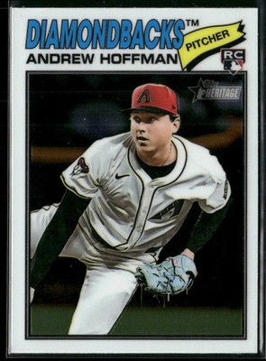 2026 Topps Heritage Andrew Hoffman #211 Rookie RC Chrome Diamondbacks (766)