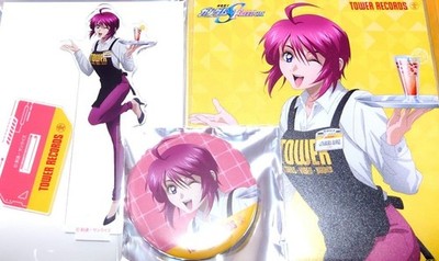 Gundam Seed Freedom Tower Records Cafe Luna Maria 3 Types