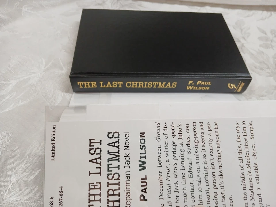 The Last Christmas by F Paul Wilson Gauntlet 2019 Snd/Ltd/1st Ed /HCDJ - Image 3 of 4