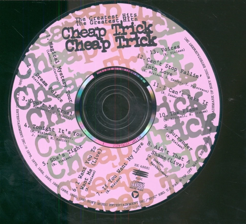 Cheap Trick Größte Hits CD USA Epic EK48681 - Bild 3 von 3